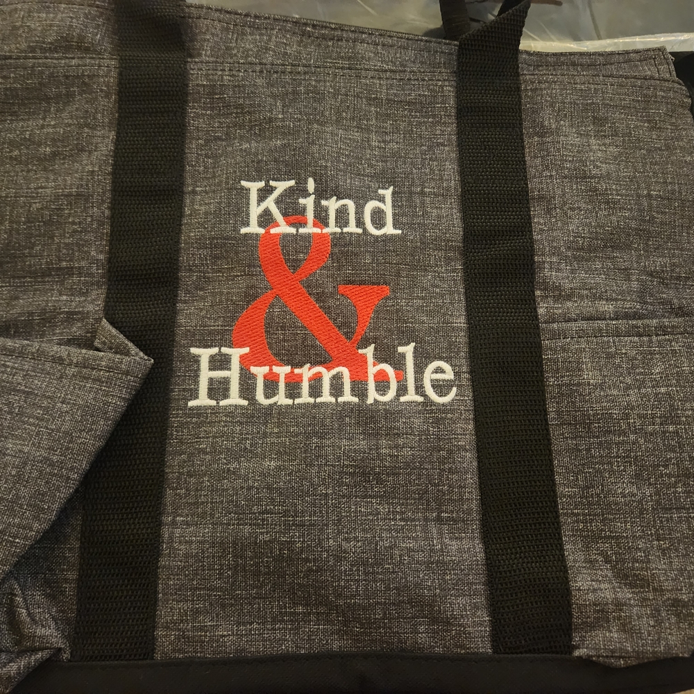 Thirty-one Zip Top Organizing Utility Tote Charcoal Crosshatch